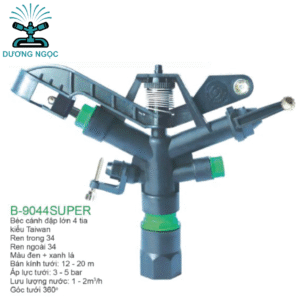 B-9044SUPPER – Béc Cánh Đập Lớn 4 Tia – Phun 360°