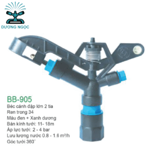 BB-905 – Béc Cánh Đập 2 Tia – Phun 360°