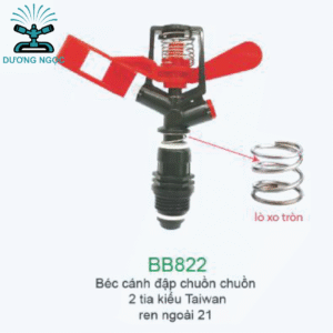 BB-822 – Béc Cánh Đập Chuồn Chuồn 2 Tia – Ren Ngoài 21