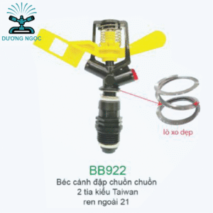 BB-922 – Béc Cánh Đập Chuồn Chuồn 2 Tia – Kiểu Taiwan – Ren 21