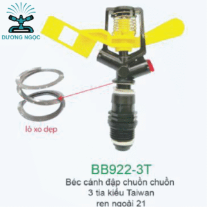 BB-922-3T – Béc Cánh Đập Chuồn Chuồn 3 Tia – Ren 21 – Kiểu Taiwan