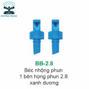 BB-2.8G – Béc Nhộng Phun Sương 1 Bên, Họng 2.8mm, Màu Xanh Dương