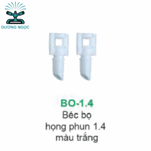 BO-1.4 – Béc Bọ Phun Sương Họng 1.4mm, Màu Trắng