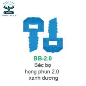 BB-2.0 – Béc Bọ Phun Sương Họng 2.0mm, Màu Xanh Dương