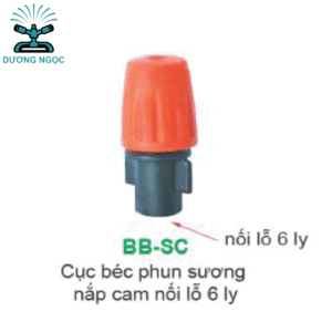 BB-SC – Béc Bọ Phun Sương Nắp Cam, Nối Lỗ 6 Ly