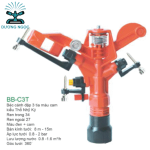 BB-C3T – Béc Cánh Đập 3 Tia Kiểu Thổ Nhĩ Kỳ – Tưới 360°
