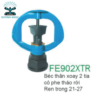 Béc Tưới Nhỏ FE902XTR – Béc Thân Xoay 2 Tia Có Phe Tháo Rời, Ren Ngoài 21-27