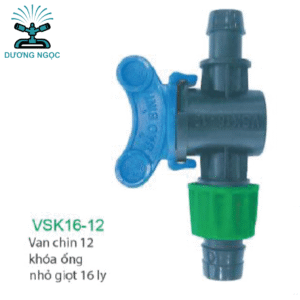 Phụ Kiện LDPE: VSK-16-12 – Van Chỉnh 12 Khóa Ống Nhỏ Giọt 16mm